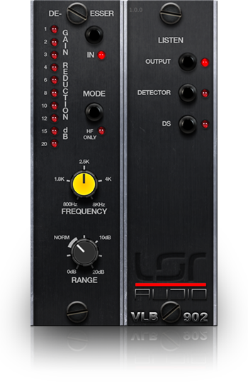 LSR audio plugins - VST AU RTAS AAX - VLB 902 de-esser
